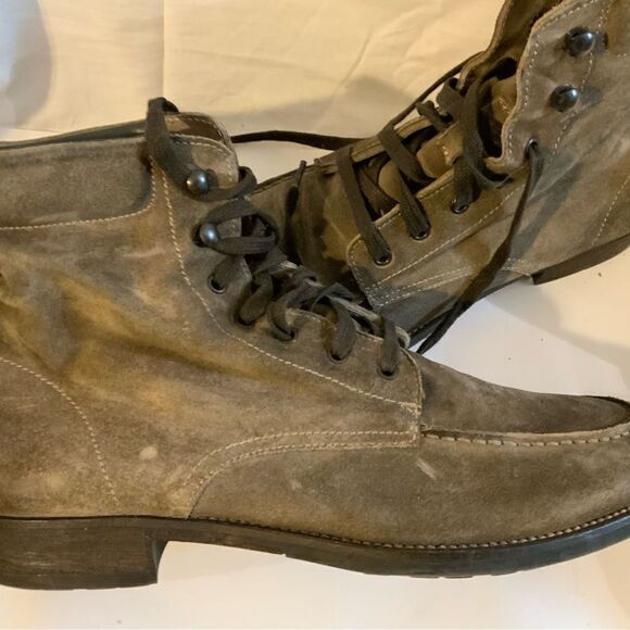 To Boot New York Gray Suede Split Toe Boots size 8.5 main image 12